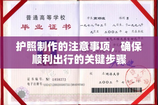 南湖护照制作的注意事项，确保顺利出行的关键步骤